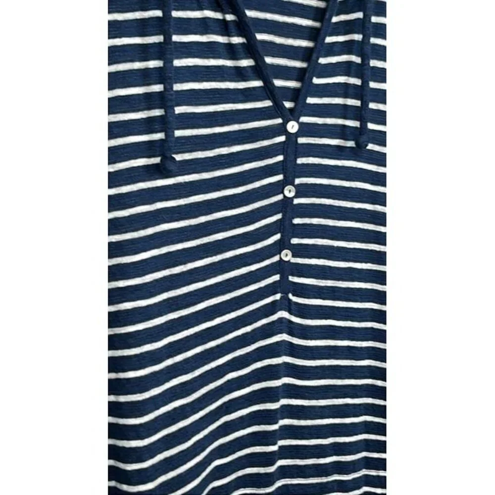 JJILL Long SLeeve Hooded/Stripped top.  SZ XL/CHARITY SALE - Picture 4 of 10